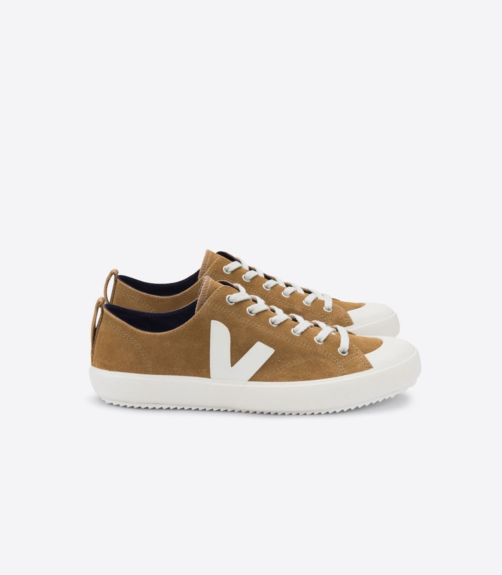 Veja Sneakers Herr - Nova Suede - Bruna/Vita - 276910-QEX